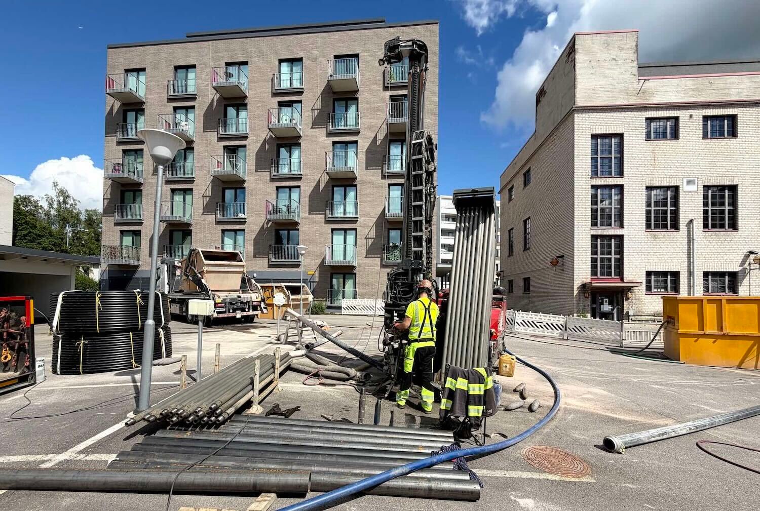 Plyysi poraustyömaa 1